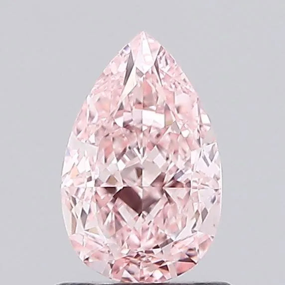 1.06ct Pear Lab Grown Diamond (Colour Fancy Vivid Pink, Clarity VVS1, IGI Certified)