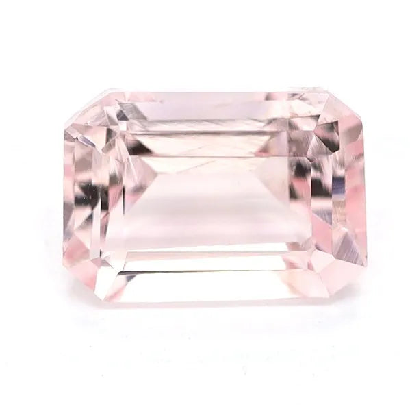 1.07ct Emerald Natural Morganite (Colour Pink, Clarity Eye Clean, Cut Faceted)