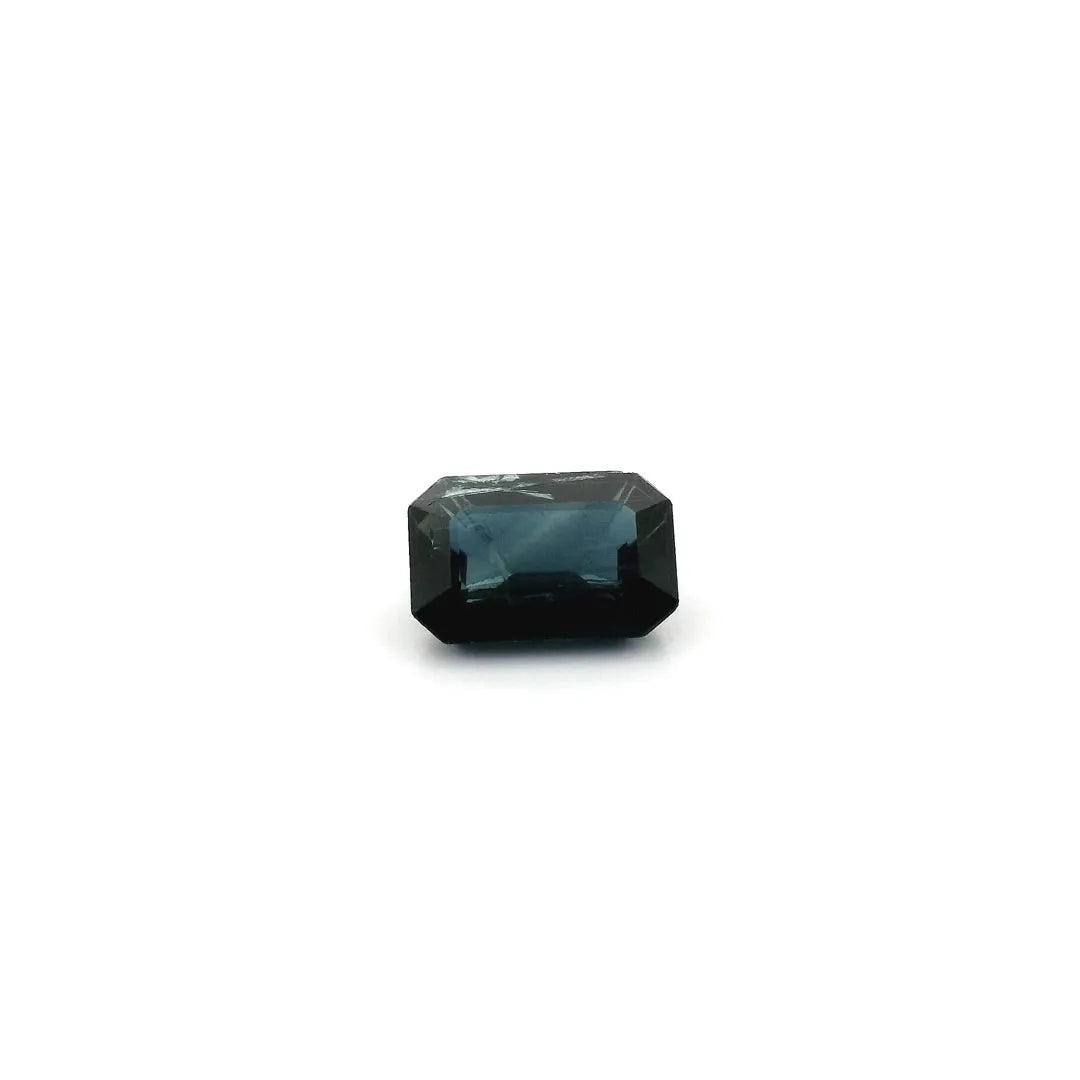 1.07ct Emerald Natural Sapphire (Colour Blue, Clarity Moderately Included, Cut Faceted)