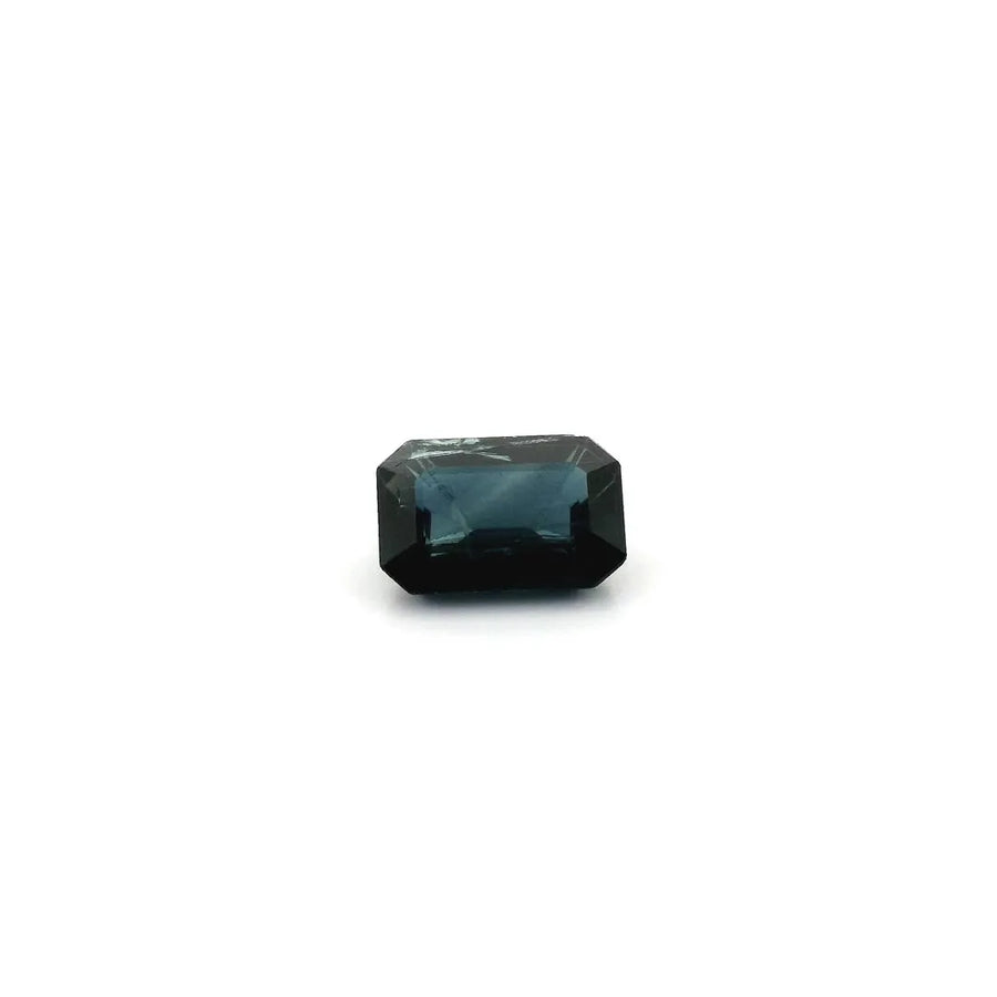 1.07ct Emerald Natural Sapphire (Colour Blue, Clarity Moderately Included, Cut Faceted)