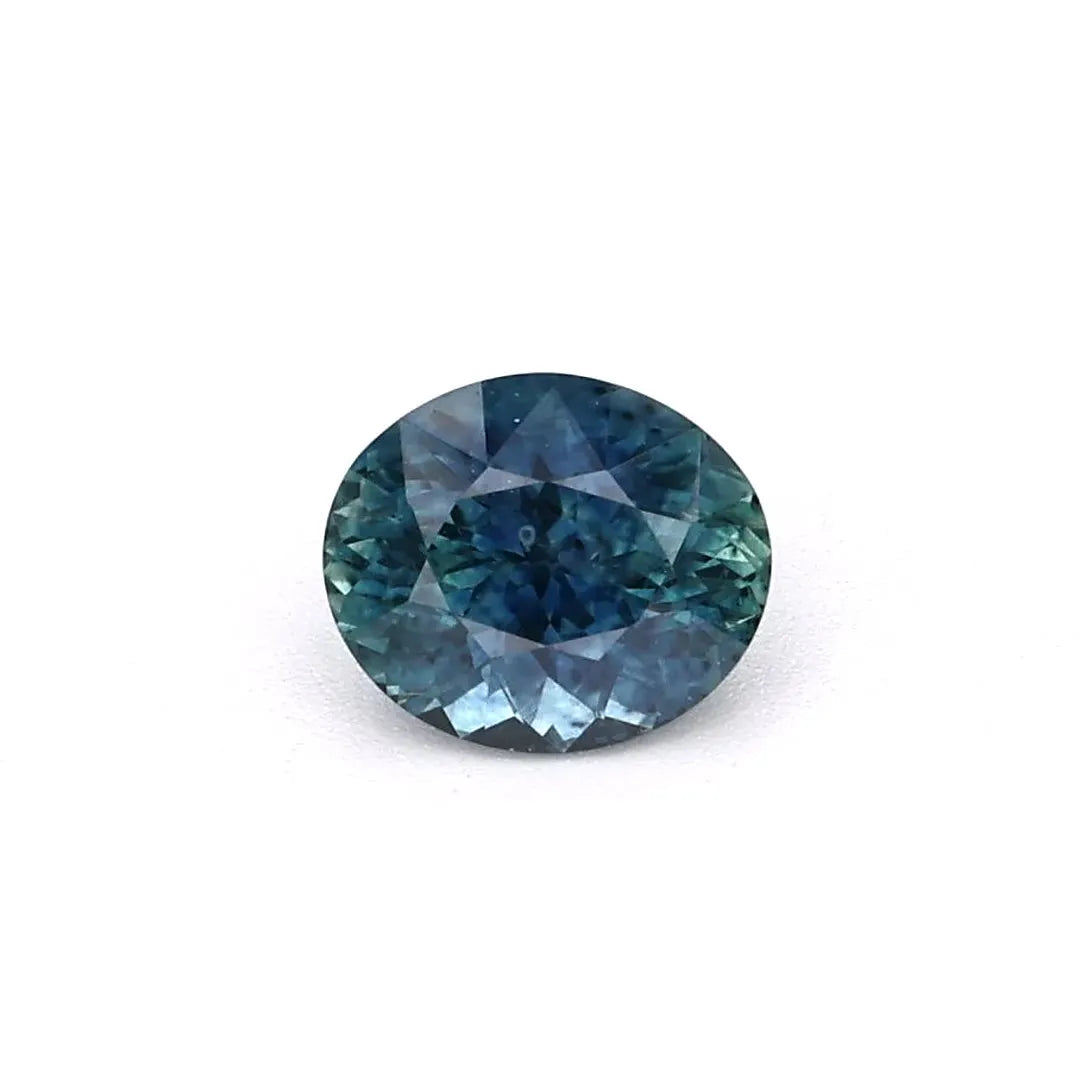 1.09ct Oval Natural Sapphire (Colour Green, Clarity Eye Clean, Cut Faceted)