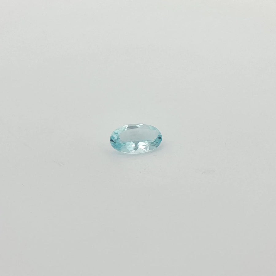 1.10ct Oval Natural Aquamarine (Colour Blue, Clarity Slightly Included, Cut Faceted)