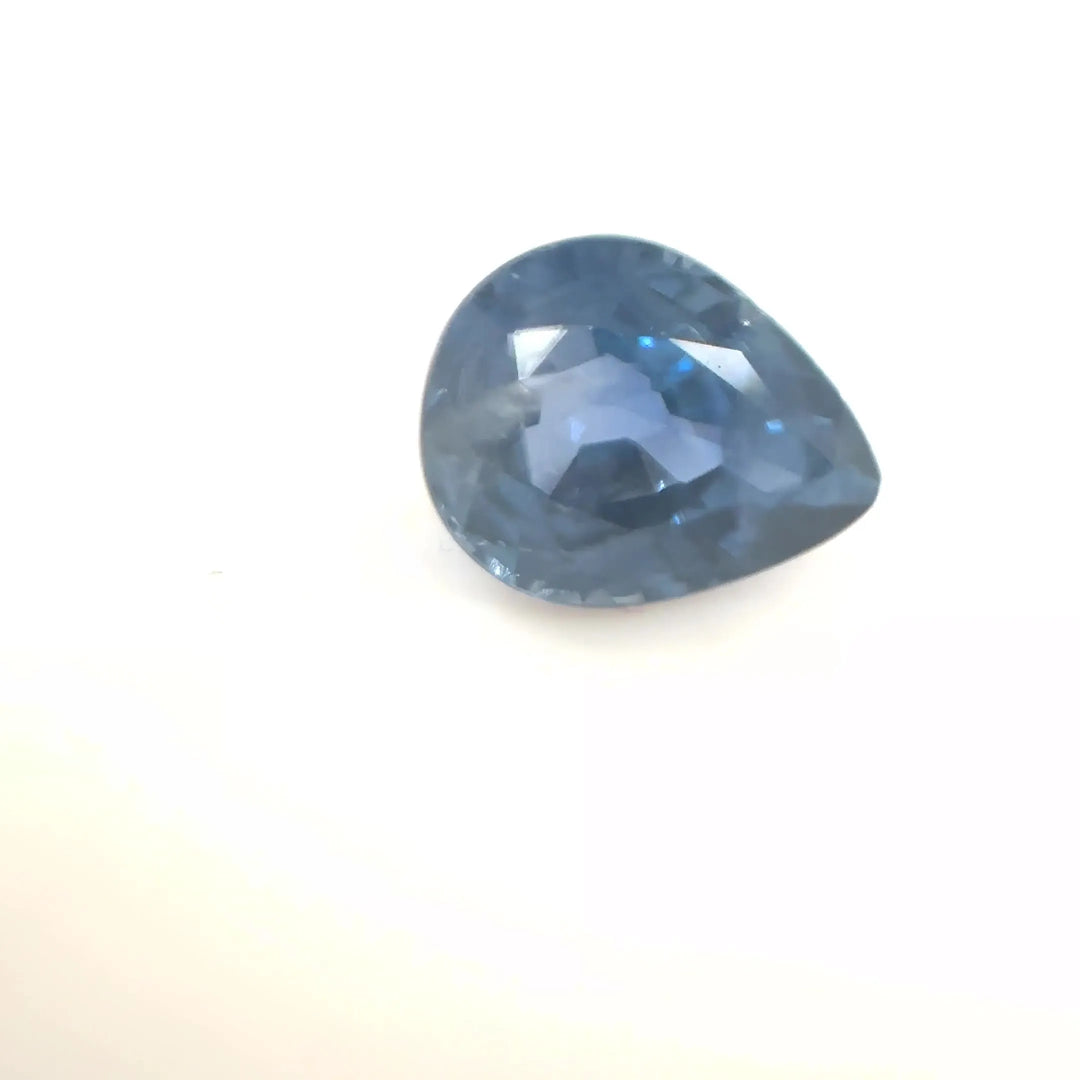 1.11ct Pear Natural Sapphire (Colour Blue, Clarity Moderately Included, Cut Faceted)