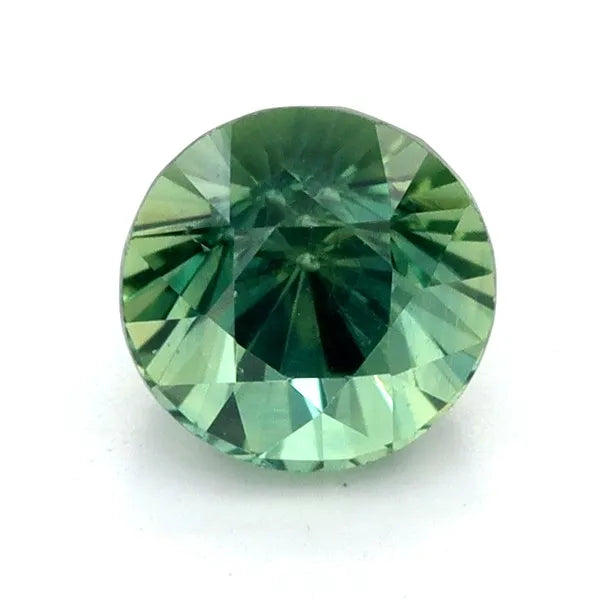 1.12ct Round Natural Sapphire (Colour Green, Clarity Eye Clean, Cut Faceted)