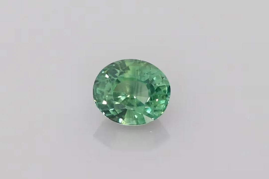 1.13ct Oval Natural Sapphire (Colour Teal, Clarity Eye Clean, Cut Faceted)