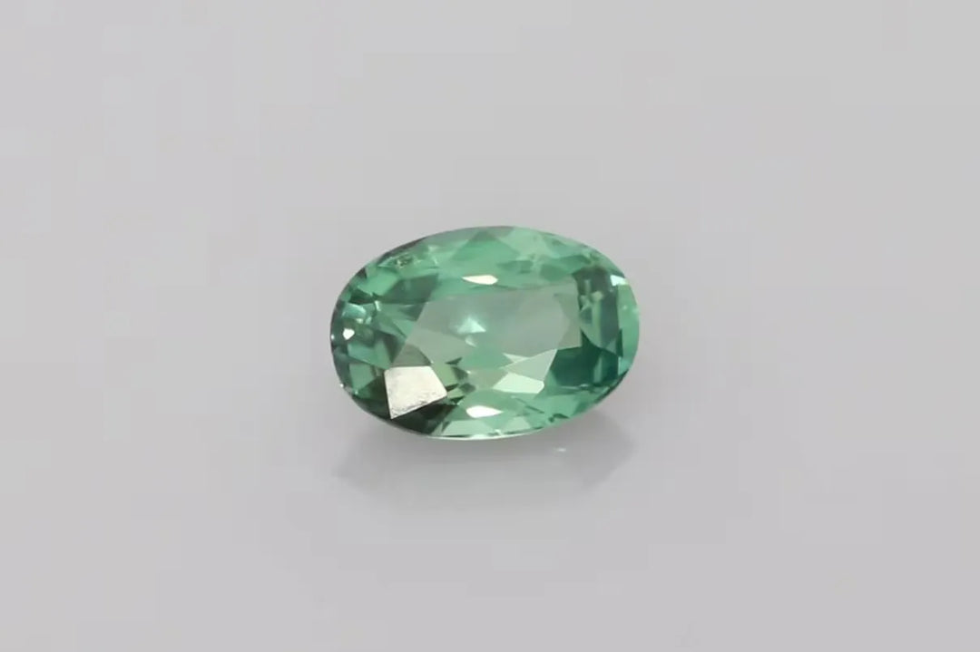 1.14ct Oval Natural Sapphire (Colour Teal, Clarity Eye Clean, Cut Faceted)