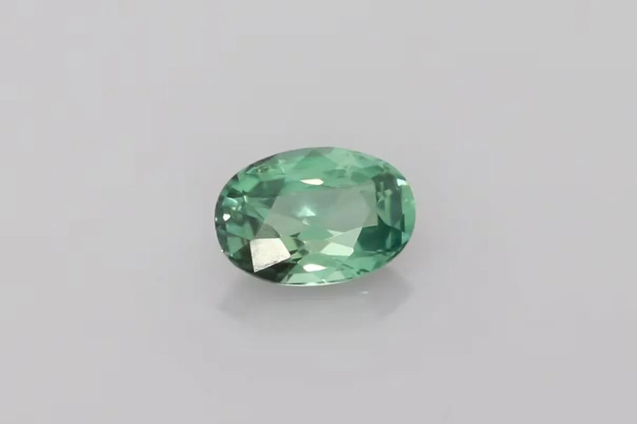 1.14ct Oval Natural Sapphire (Colour Teal, Clarity Eye Clean, Cut Faceted)