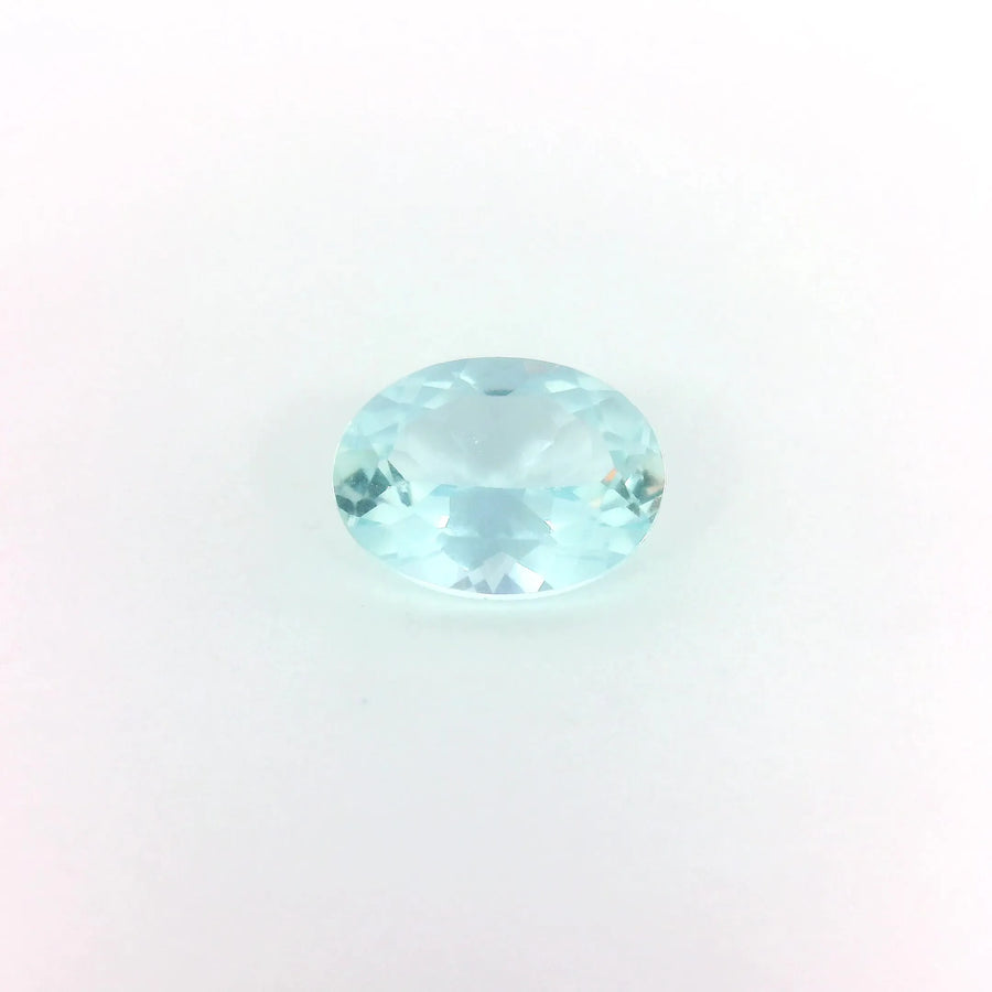 1.15ct Oval Natural Aquamarine (Colour Blue, Clarity Eye Clean, Cut Faceted)