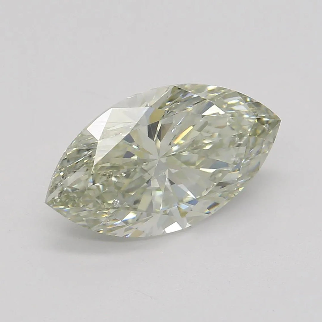 1.20ct Marquise Natural Diamond (Colour Fancy Light Yellow, Clarity SI2, GIA Certified)