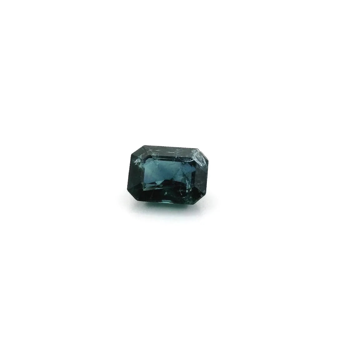 1.21ct Emerald Natural Sapphire (Colour Blue, Clarity Slightly Included, Cut Faceted)