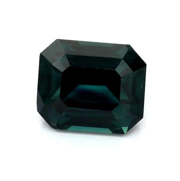1.21ct Emerald Natural Sapphire (Colour Teal, Clarity Eye Clean, Cut Faceted)