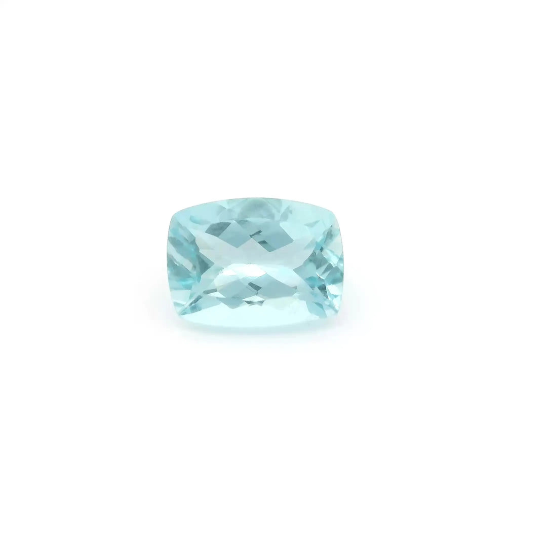 1.25ct Cushion Natural Aquamarine (Colour Blue, Clarity Eye Clean, Cut Faceted)