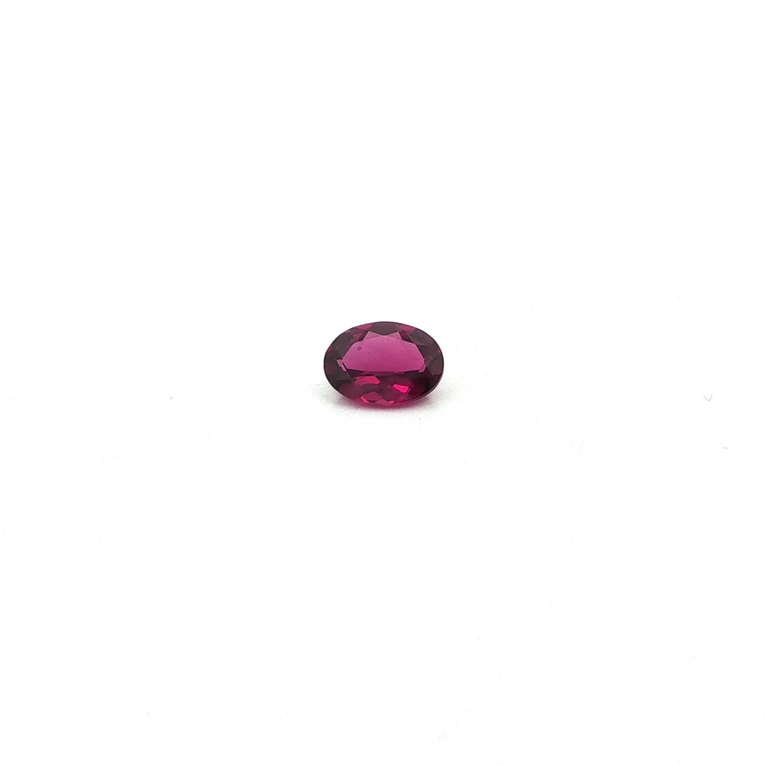 1.25ct Oval Natural Garnet (Colour Purple, Clarity Slightly Included, Cut Faceted)