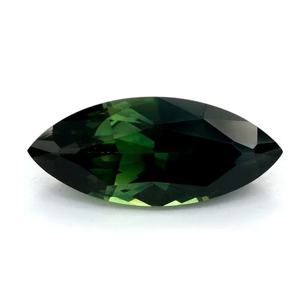 1.27ct Marquise Natural Sapphire (Colour Green, Clarity Eye Clean, Cut Faceted)