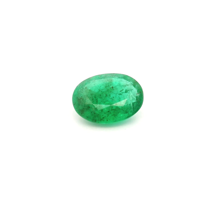 1.30ct Oval Natural Emerald (Colour Green, Clarity Slightly Included, Cut Faceted)