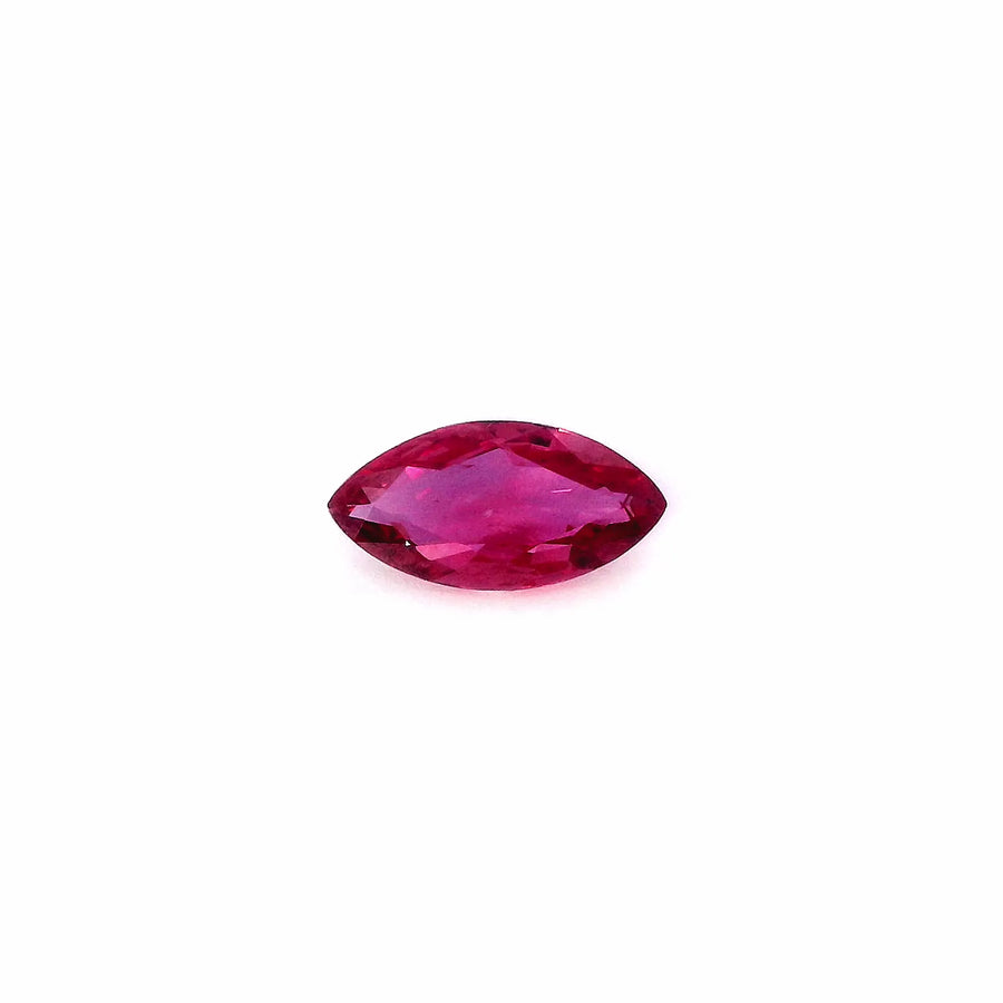 1.33ct Marquise Natural Ruby (Colour Red, Clarity Slightly Included, Cut Faceted)