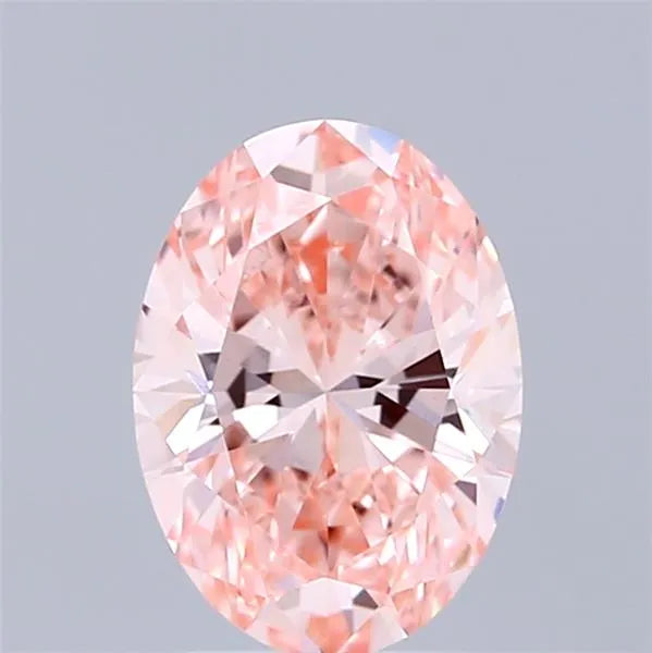 1.34ct Oval Lab Grown Diamond (Colour Fancy Vivid Pink, Clarity VS1, IGI Certified)