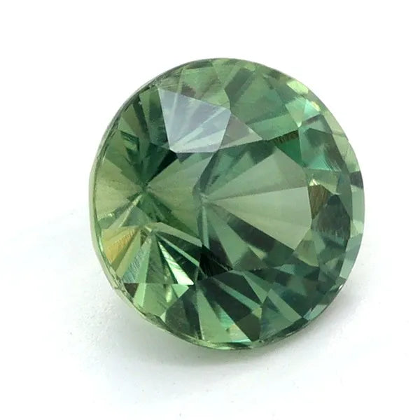 1.39ct Round Natural Sapphire (Colour Green, Clarity Eye Clean, Cut Faceted)