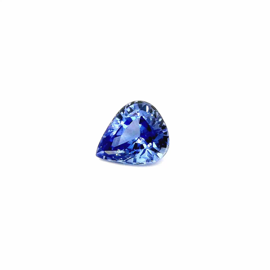 1.40ct Pear Natural Sapphire (Colour Blue, Clarity Eye Clean, Cut Faceted)