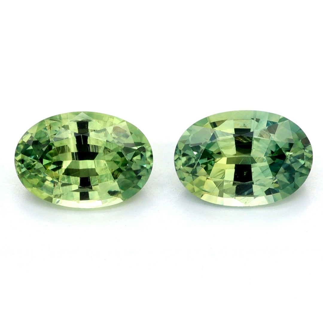 1.41ct Oval Natural Sapphire (Colour Green, Clarity Eye Clean, Cut Faceted)