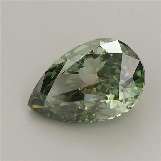 1.43ct Pear Lab Grown Diamond (Colour Fancy Vivid Green, Clarity VS1, IGI Certified)