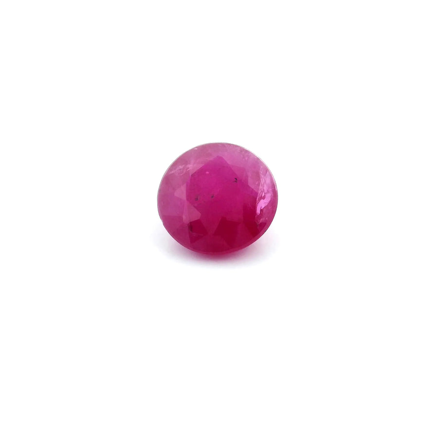1.44ct Round Natural Ruby (Colour Red, Clarity Moderately Included, Cut Faceted)