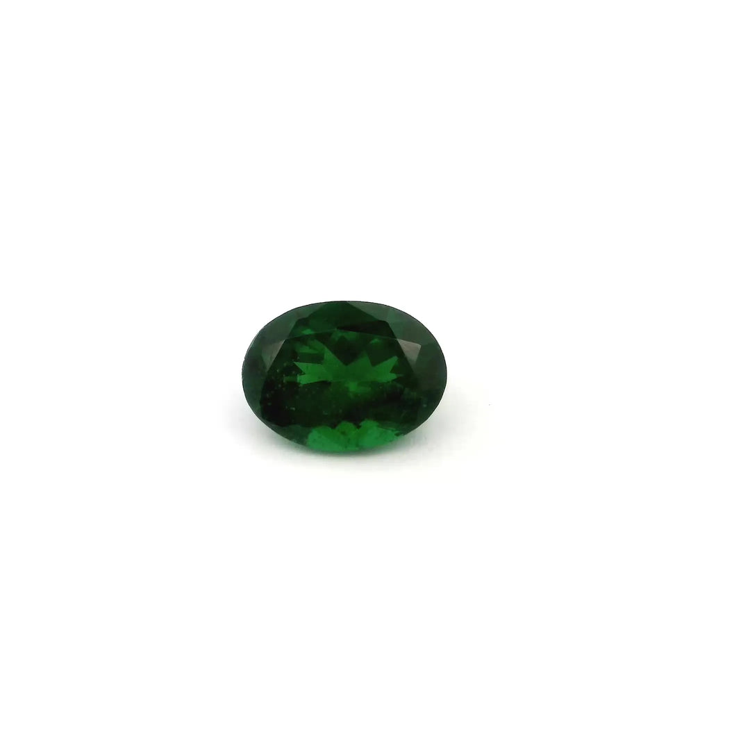 1.45ct Oval Natural Garnet (Colour Green, Clarity Slightly Included, Cut Faceted)