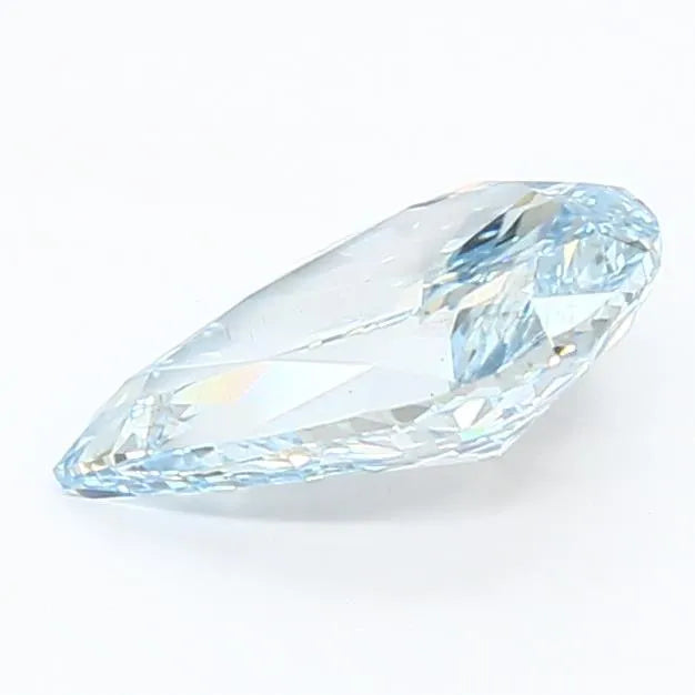 1.47ct Pear Lab Grown Diamond (Colour Fancy Vivid Blue, Clarity VS2, IGI Certified)