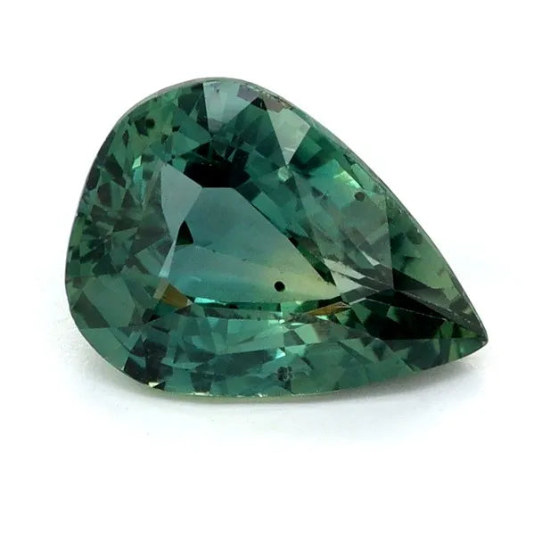 1.47ct Pear Natural Sapphire (Colour Teal, Clarity Slightly Included, Cut Faceted)