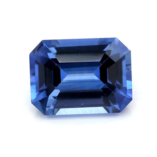1.50ct Emerald Natural Sapphire (Colour Blue, Clarity Eye Clean, Cut Faceted)