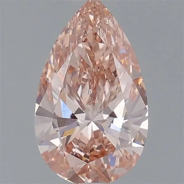 1.50ct Pear Lab Grown Diamond (Colour Fancy Vivid Pink, Clarity VS2, IGI Certified)