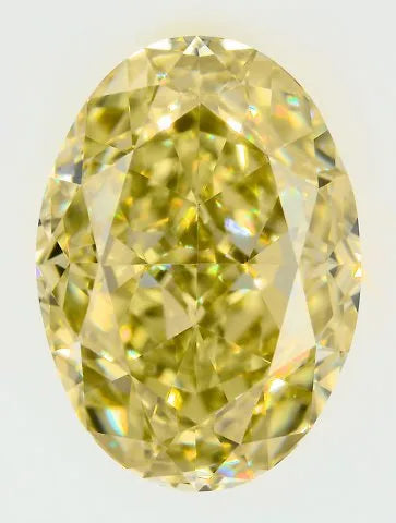 1.51ct Oval Natural Diamond (Colour Fancy Deep Yellow, Clarity VVS2, GIA Certified)