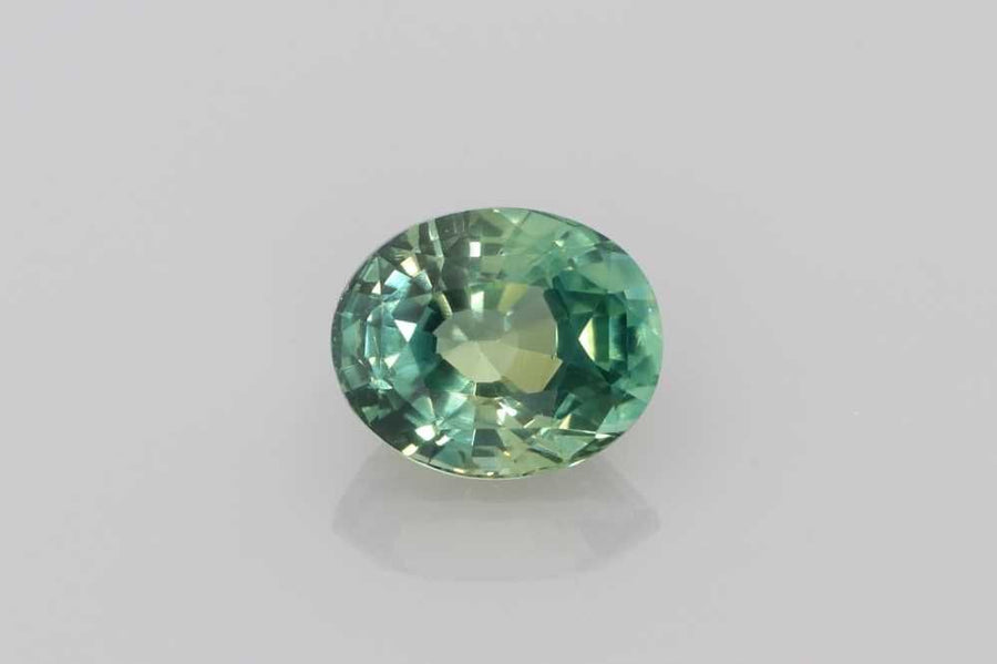 1.51ct Oval Natural Sapphire (Colour Green, Clarity Eye Clean, Cut Faceted)