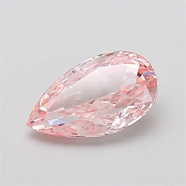1.52ct Pear Lab Grown Diamond (Colour Fancy Intense Pink, Clarity VVS2, IGI Certified)