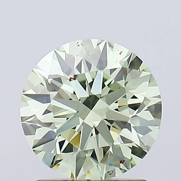1.52ct Round Lab Grown Diamond (Colour Fancy Intense Green, Clarity VS1, Cut ID, IGI Certified)