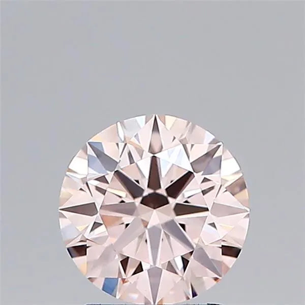 1.52ct Round Lab Grown Diamond (Colour Light Pink, Clarity VVS2, Cut ID, IGI Certified)