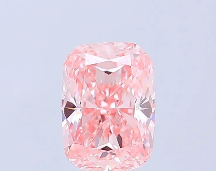 1.53ct Cushion modified Lab Grown Diamond (Colour Fancy Vivid Pink, Clarity VVS2, IGI Certified)
