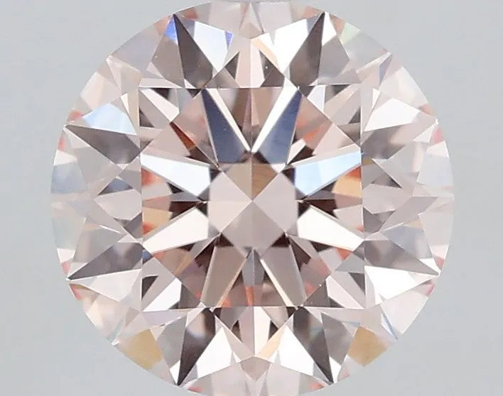 1.53ct Round Lab Grown Diamond (Colour Fancy Light Pink, Clarity VS1, Cut ID, IGI Certified)