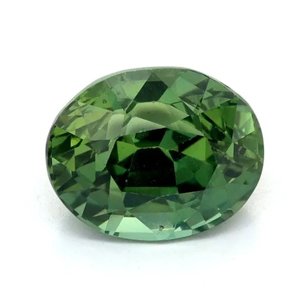 1.54ct Oval Natural Sapphire (Colour Green, Clarity Eye Clean, Cut Faceted)