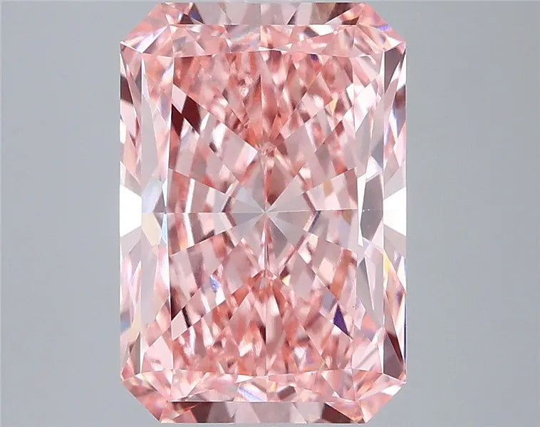 1.54ct Radiant Lab Grown Diamond (Colour Fancy Vivid Pink, Clarity VVS2, IGI Certified)