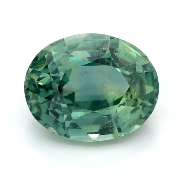 1.55ct Oval Natural Sapphire (Colour Teal, Clarity Eye Clean, Cut Faceted)