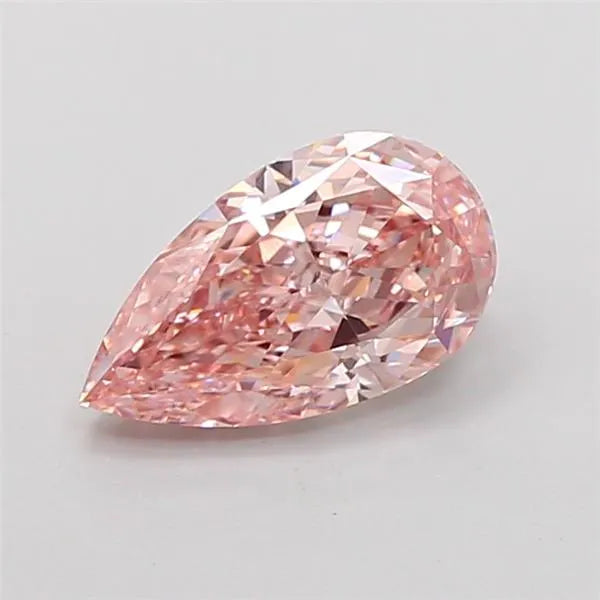 1.55ct Pear Lab Grown Diamond (Colour Fancy Vivid Pink, Clarity VVS2, IGI Certified)