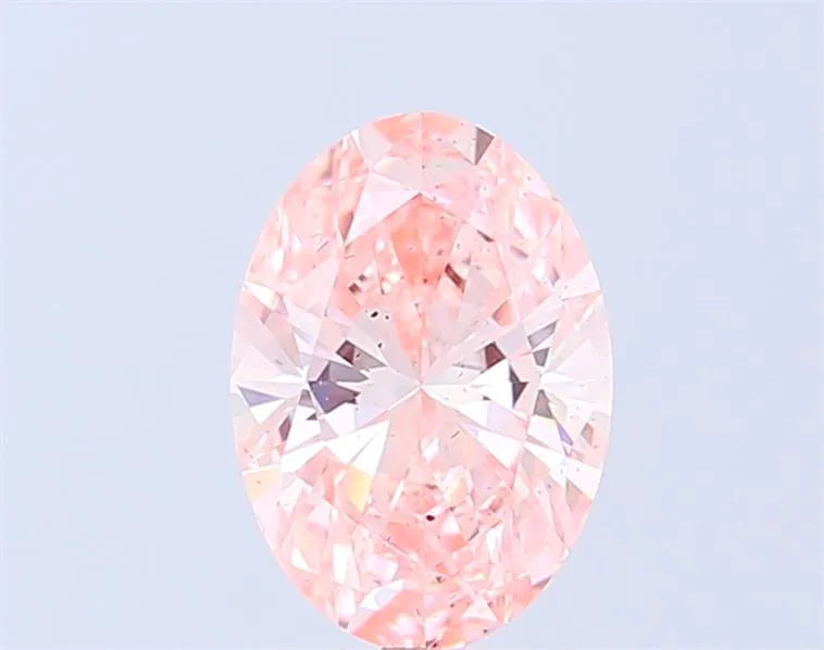 1.56ct Oval Lab Grown Diamond (Colour Fancy Vivid Pink, Clarity SI1, IGI Certified)