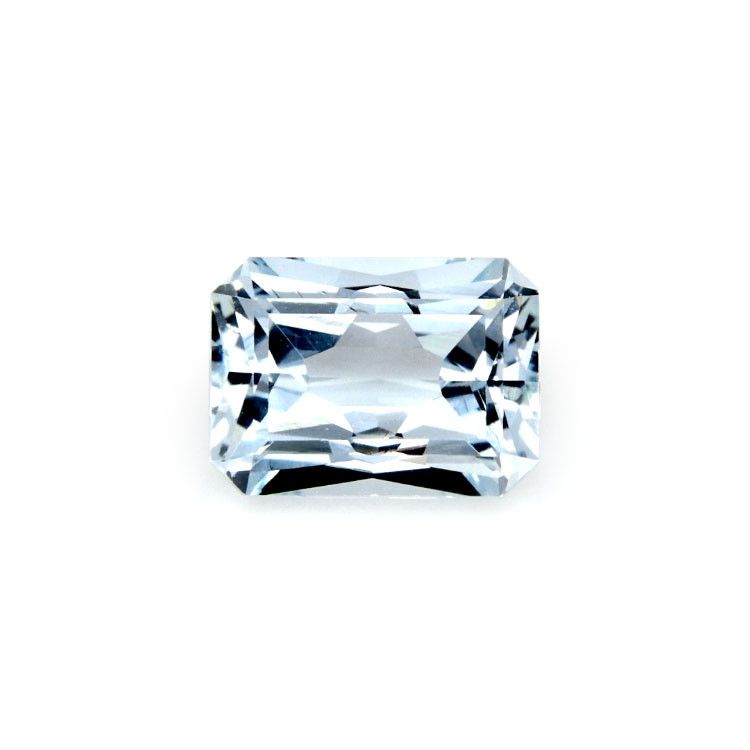 1.58ct Emerald Natural Aquamarine (Colour Blue, Clarity Eye Clean, Cut Faceted)