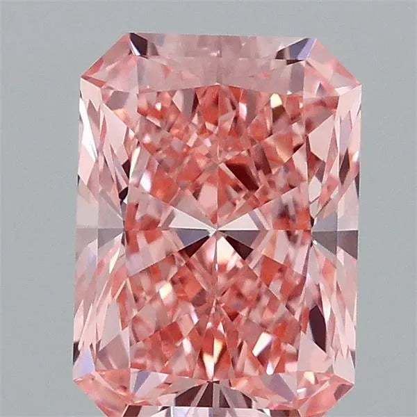 1.58ct Radiant Lab Grown Diamond (Colour Fancy Vivid Pink, Clarity VVS2, IGI Certified)