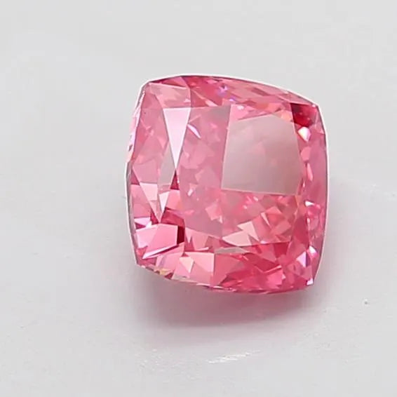 1.59ct Cushion modified Lab Grown Diamond (Colour Fancy Vivid Pink, Clarity VVS2, IGI Certified)