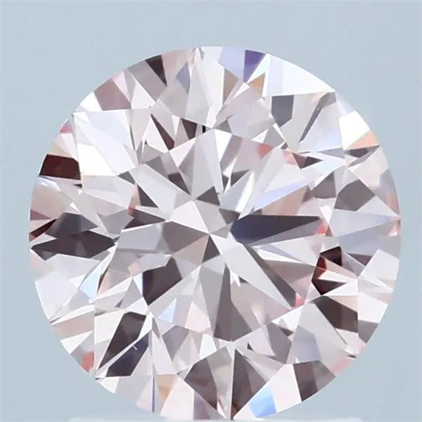 1.59ct Round Lab Grown Diamond (Colour Fancy Intense Pink, Clarity VVS2, Cut ID, IGI Certified)