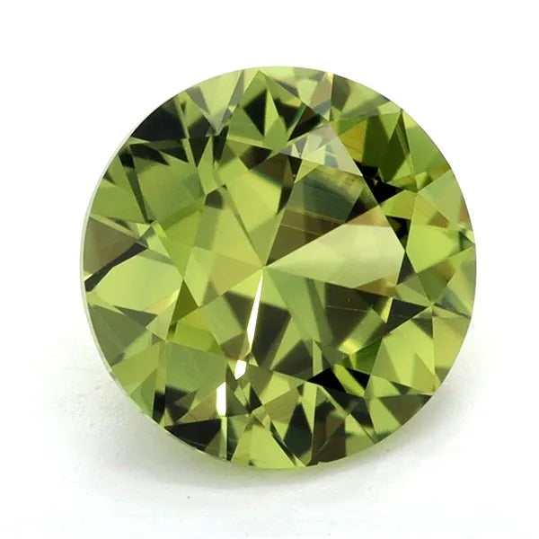 1.59ct Round Natural Sapphire (Colour Green, Clarity Eye Clean, Cut Faceted)