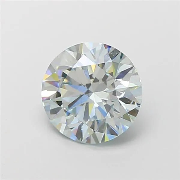 1.61ct Round Lab Grown Diamond (Colour Fancy Blue, Clarity VS1, Cut ID, IGI Certified)