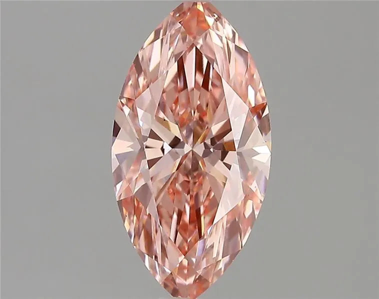 1.69ct Marquise Lab Grown Diamond (Colour Fancy Vivid Pink, Clarity VS1, IGI Certified)